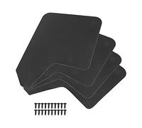 Lot de 4 bavettes garde-boue universelles pour voiture, camionnette, garde-boue avec vis