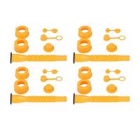 Lot de 4 becs de bidon de gaz étanches et flexibles de rechange pour canettes de 1, 2, 5, 10 gallons