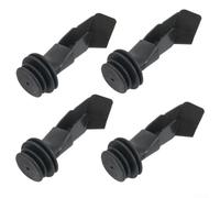 Lot de 4 becs de gouttière pour camping-car avec pour un débit d'eau contrôlé et une prévention des fuites sur les toits de camping-car, adaptés à divers rails de gouttière de camping-car