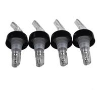 Lot de 4 becs verseurs rapides de 30 ml pour doseur d'alcool à roulement à billes blanc de 30 ml pour boissons à cocktail