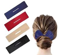 Lot de 4 bigoudis réutilisables pour femmes et filles (4 couleurs)
