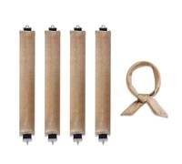 Lot de 4 bigoudis sans chaleur pour une nuit - Fer à friser sans chaleur pour protéger les cheveux - Il suffit de les sécher à l'air libre pour coiffer les cheveux - Ensemble de bigoudis paresseux en