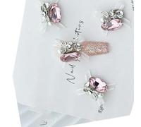 Lot de 4 bijoux à ongles délicats en forme de papillon pour mettre en valeur vos manucures attrayantes individuelles