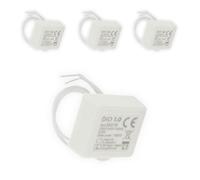 Lot de 4 bipasses électriques DiO 250V - précâblés - Blanc - Chacon