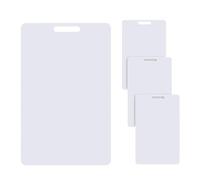 Lot de 4 bloc-notes effaçables pour badge reel, réutilisables, format | Mini tableau blanc porte-bloc pour manager, enseignant, étudiant, bureau, hôtel, école, restaurant, hôpital, médecin