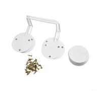 Lot de 4 blocs coulissants pour matelas fabriqués en acier inoxydable pour une fixation sécurisée du cadre du matelas avec fonctionnalité antidérapante (blanc)