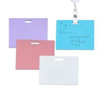 Lot de 4 blocs de notes adhésifs verticaux effaçables à sec en silicone, pour infirmières, médecins, enseignants, soignants, professionnels, bureau, maison, hôpital, école, étude