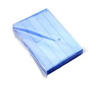 Lot de 4 blocs d'onguis partiels hauts et flexibles pour manucure multifonction pour polissage lisse, bleu et vert