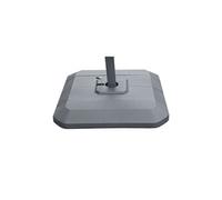 Lot de 4 blocs en Pvc rectangles à remplir pour parasol déporté - noir