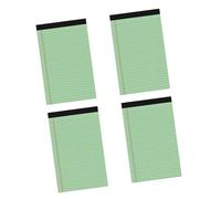 Lot de 4 blocs-notes de poche lignés en papier à gratter - Fournitures de bureau juridiques déchirables