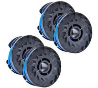 Lot de 4 bobines de fil de débroussailleuse pour débroussailleuse RLT5030S RLT4025 RAC109 (1,5 mm)
