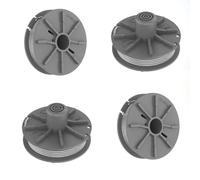 Lot de 4 bobines de fil de rechange 5307-20 compatibles avec les coupe-bordures Gardena Easycut 400/25 EasyCut 450/25 Art.9807, ComfortCut 450 Art.8847, Plus 500/27 Art.9809, PowerCut Art.8848