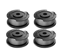 Lot de 4 bobines de fil de rechange pour débroussailleuse F016800569/F016800385 Compatible avec Bosch ART 23 SL 26 SL, EasyGrassCut 18, 23, 26, 18-230, 18-260