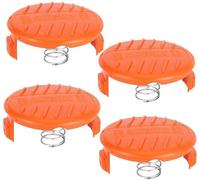 Lot de 4 bobines de fil pour coupe-bordure AFS Compatible avec Black et Decker RC-100-P