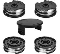 Lot de 4 Bobines de Rechange pour Débroussailleuse sans Fil Parkside PRTA 20-Li C3 IAN351753,B1 IAN330831,B2 IAN334231,C3 IAN365589,PRT 300 A1,PRT 550 A1,A3,27FT,avec Un Couvercle