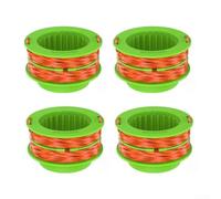 Lot de 4 bobines pré-enroulées pour débroussailleuse EGO ST1500 AS1300 - Tête de rechange en nylon - 0,2 cm - 5,2 m
