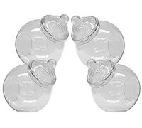Lot de 4 bocaux à bonbons sphériques de style victorien en plastique de qualité alimentaire 3200 ml