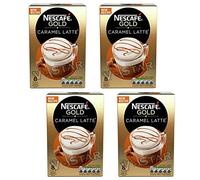 Lot de 4 boîtes à café Nescafe Gold en forme de caramel