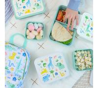 Lot de 4 boîtes à goûter Jungle