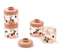 Liewood Pots pour aliments bébé Dominique 100 ml. 4 pièces Berry-Pale Tuscany