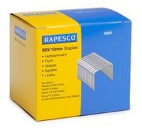 Rapesco Agrafes 923/12 mm Type 23 G galvanisées – Lot de 4 boîtes de 1000