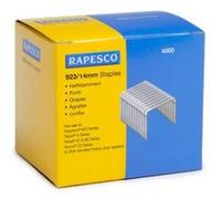 Rapesco Agrafes 923/14mm Type 23 G – Galvanisées – Lot de 4 boîtes de 1000