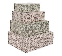 Lot de 4 boîtes de rangement 25/30/35/40cm MAGNETBOX - 5 five simply smart