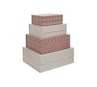 5five - lot de 4 boîtes de rangement 25/30/35/40cm magnetbox