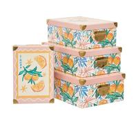 5five - lot de 4 boîtes de rangement box'
