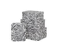 5Five - Boîte de Rangement POLYBOX Beige en Papier - 39,5x30x16,5cm - Organisateur Maison, Boîte de Rangement Polyvalente, Accessoire Pratique