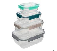 5five – Lot de 4 boîtes Klic rectangulaires en plastique