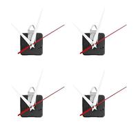 Lot de 4 boîtiers silencieux pour horloge de bureau - Mécanisme de haute précision - Sans bruit - Moteur précis