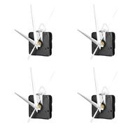 Lot de 4 boîtiers silencieux pour horloge de bureau - Mécanisme de haute précision - Sans bruit - Moteur précis