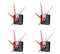 Lot de 4 boîtiers silencieux pour horloge de bureau - Mécanisme de haute précision - Sans bruit - Moteur précis