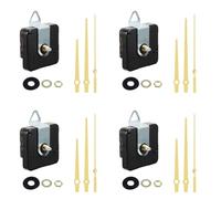 Lot de 4 boîtiers silencieux pour horloge de bureau - Mécanisme de haute précision - Sans bruit - Moteur précis