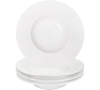 Lot de 4 bols à pâtes en porcelaine - 25,5 cm, blanc Vendos85