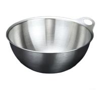 Lot de 4 Bols Coniques en Acier Inoxydable pour Cuisine, Saladier Multifonction Anti-Rayures, Bol à Mélanger pour idéal Préparation Aliments et pour service, Finition Brossée 13x6x5cm(Silver)