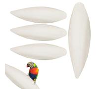 Lot de 4 bols de sépia pour perroquets - Source naturelle de calcium pour perruches, calopsittes, perruches et autres petits oiseaux