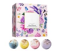 Lot de 4 bombes de bain naturelles pour femme