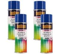 Lot de 4 bombes de peinture Belton Spectral RAL5005 Bleu de sécurité 400ml