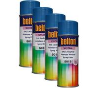 Lot De 4 Bombes De Peinture Belton Spectral Ral5015 Bleu Ciel 400ml