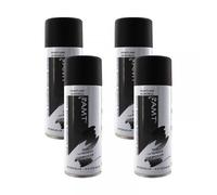 Bombe de peinture - AMT - Lot de 4 - Noir mat - 330ml - Adulte