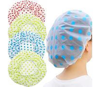 Lot de 4 bonnets de douche imperméables et réutilisables pour femme