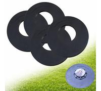 Lot de 4 bordures d'arroseur compatibles avec l'arroseur escamotable Gardena T200/T380 - Bordure de pelouse pour arroseur de pelouse - Anneau de protection contre la végétation - Idéal pour tondeuses
