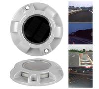 Lot de 4 bornes de balisage LED solaires pour éclairage extérieur