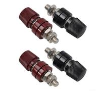 Lot de 4 bornes de liaison audio isolées 8 mm pour connecter l'alimentation de la batterie et les fils de terre