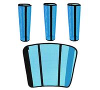 Lot de 4 bottes anti-mouches pour chevaux en respirante et réglable, 39 cm, ensemble de protection anti-mouches pour pâturage, course en plein air, entraînement, compétition, sentier