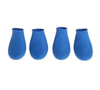 Lot de 4 bottes pour animaux de compagnie - En caoutchouc - Imperméables - Pour chiens de petite, moyenne et grande taille - Jouet à mâcher agressif - Pour grands jouets de race - Races de chiens