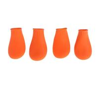 Lot de 4 bottes pour animaux de compagnie - En caoutchouc - Imperméables - Pour chiens de petite, moyenne et grande taille - Jouet à mâcher agressif - Grands jouets de race pour races de chiens moyens