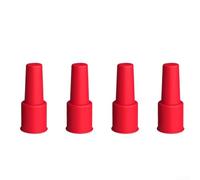 Lot de 4 bouchons à vin en silicone - Anti-fuite - Réutilisables - Passe au lave-vaisselle - 6 cm - Multicolore - Pour la plupart des bouteilles de boissons - Pour le champagne - Cuisine domestique
